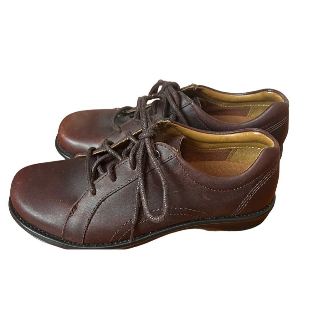 Red Wing 4173 Brown Leather Slip Resistant Derby Comfort Shoes For Women Size 5